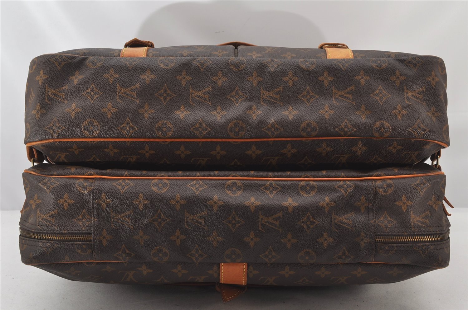 Auth Louis Vuitton Monogram Sac Chasse 2Way Shoulder Boston Bag M41140 LV 6339K