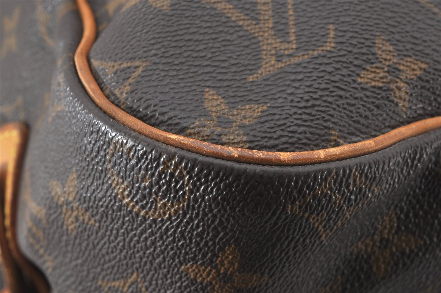 Auth Louis Vuitton Monogram Sac Chasse 2Way Shoulder Boston Bag M41140 LV 6339K