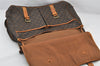 Auth Louis Vuitton Monogram Sac Chasse 2Way Shoulder Boston Bag M41140 LV 6339K