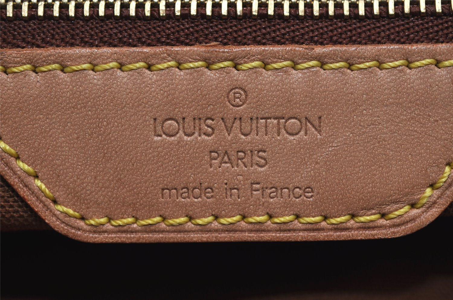 Authentic Louis Vuitton Monogram Cabas Mezzo Shoulder Tote Bag M51151 LV 6340I