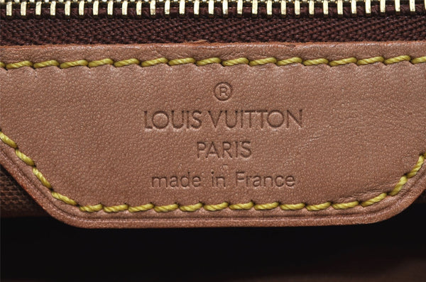 Authentic Louis Vuitton Monogram Cabas Mezzo Shoulder Tote Bag M51151 LV 6340I