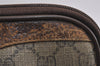 Authentic GUCCI Shoulder Cross Clutch Bag Purse GG PVC Leather Brown Junk 6340J
