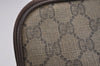 Authentic GUCCI Shoulder Cross Clutch Bag Purse GG PVC Leather Brown Junk 6340J