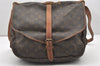 Authentic Louis Vuitton Monogram Saumur 35 Shoulder Cross Bag M42254 LV 6340K
