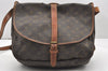 Authentic Louis Vuitton Monogram Saumur 35 Shoulder Cross Bag M42254 LV 6340K
