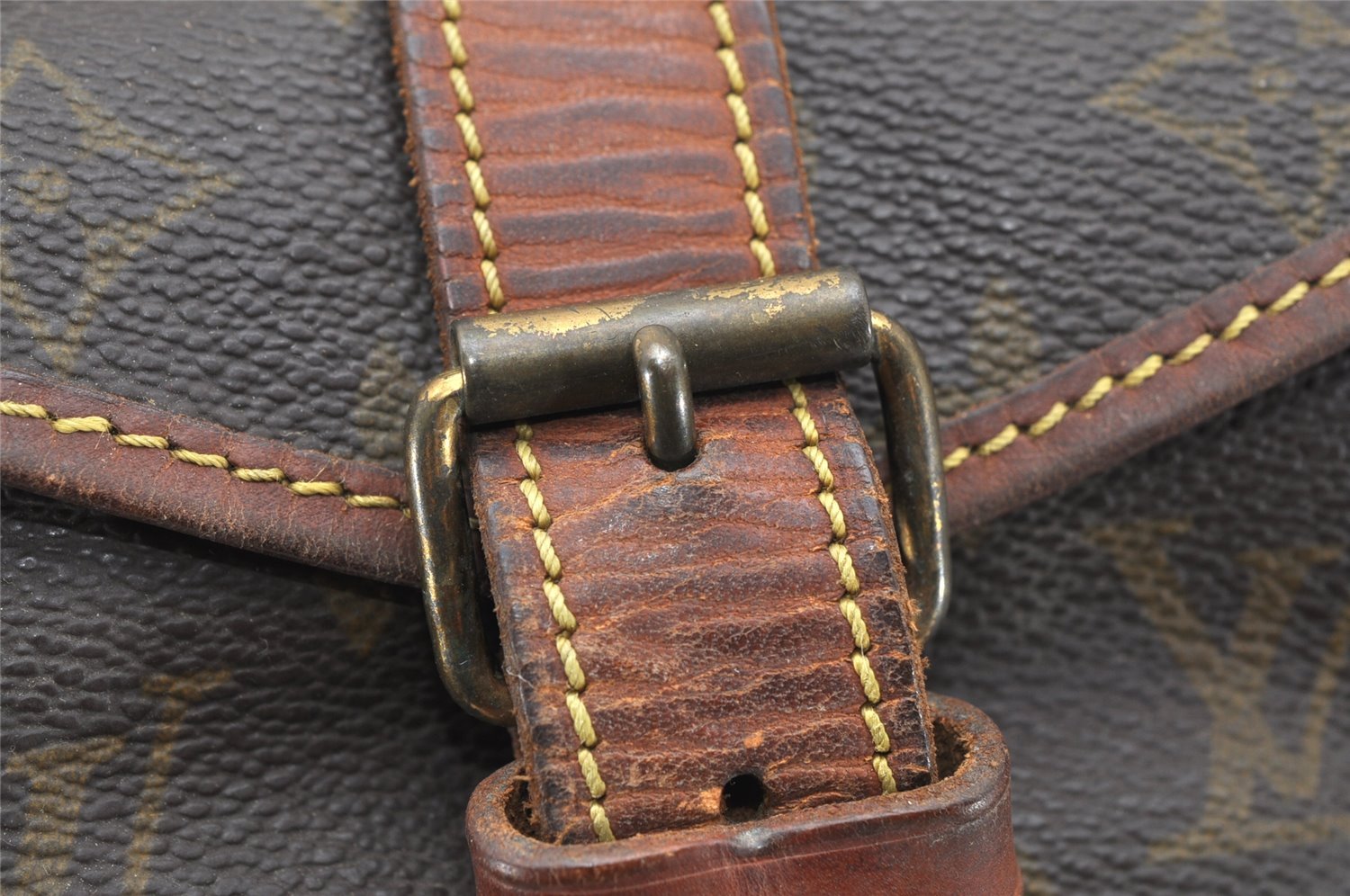 Authentic Louis Vuitton Monogram Saumur 35 Shoulder Cross Bag M42254 LV 6340K