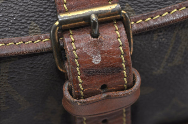Authentic Louis Vuitton Monogram Saumur 35 Shoulder Cross Bag M42254 LV 6340K