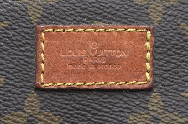 Authentic Louis Vuitton Monogram Saumur 35 Shoulder Cross Bag M42254 LV 6340K