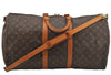 Authentic Louis Vuitton Monogram Keepall Bandouliere 55 M41414 Boston Bag 6341I