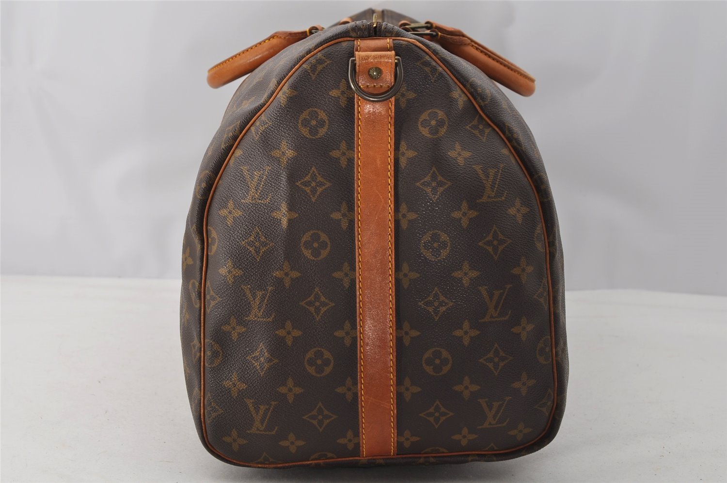 Authentic Louis Vuitton Monogram Keepall Bandouliere 55 M41414 Boston Bag 6341I