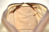 Authentic GUCCI Web Sherry Line Hand Boston Bag GG PVC Leather Brown 6342J