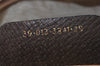 Authentic GUCCI Web Sherry Line Hand Boston Bag GG PVC Leather Brown 6342J