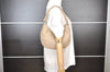 Authentic Christian Dior Trotter Shoulder Hand Bag Nylon Leather Beige CD 6343I