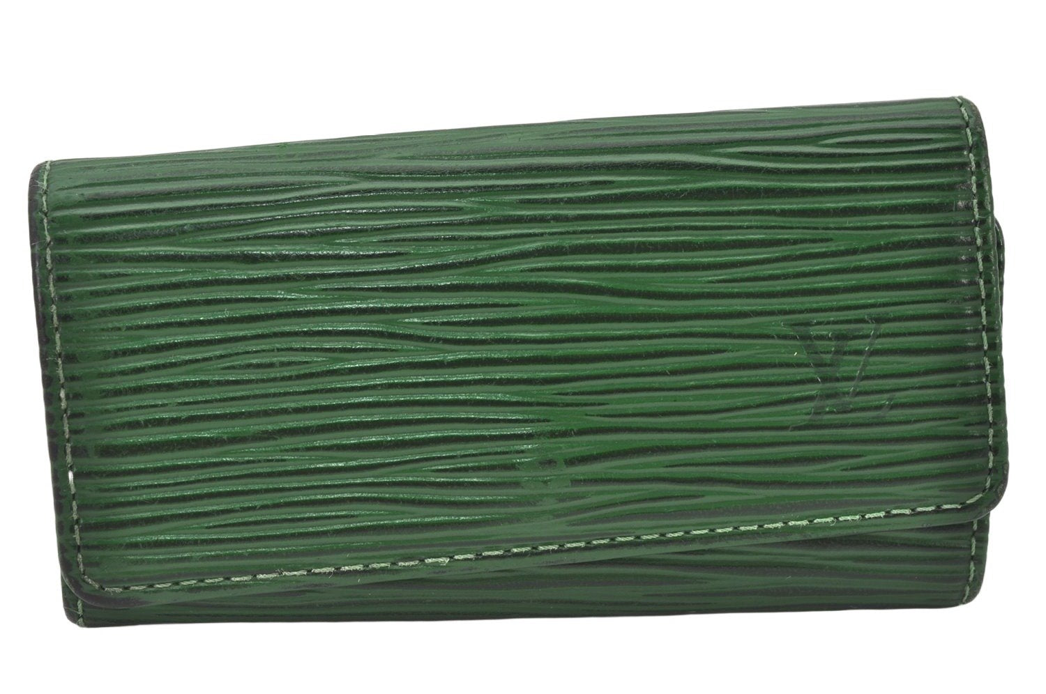 Authentic Louis Vuitton Epi Multicles 4 Key Case Green M63824 LV 6343K