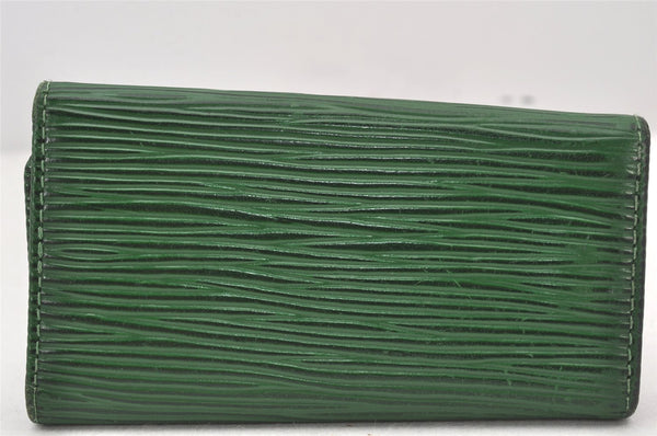 Authentic Louis Vuitton Epi Multicles 4 Key Case Green M63824 LV 6343K