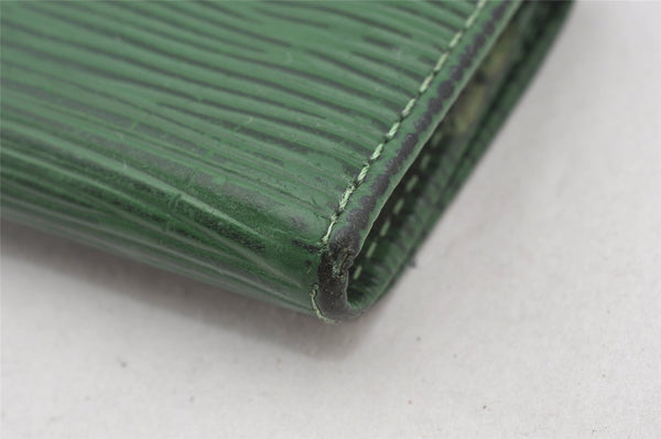 Authentic Louis Vuitton Epi Multicles 4 Key Case Green M63824 LV 6343K