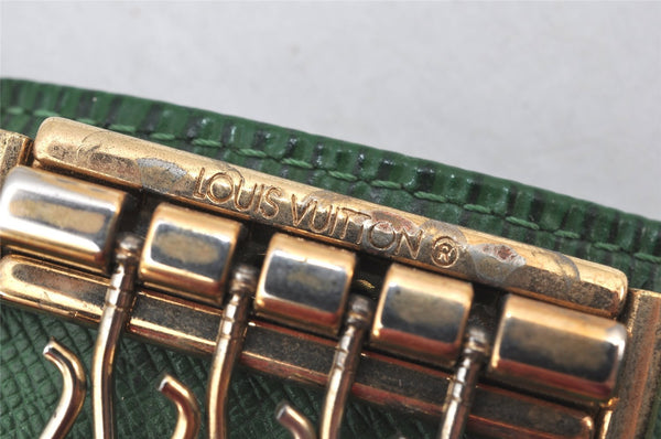 Authentic Louis Vuitton Epi Multicles 4 Key Case Green M63824 LV 6343K