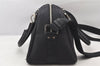 Authentic Christian Dior 2Way Shoulder Hand Bag Canvas Leather Black CD 6345K