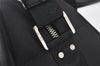 Authentic Christian Dior 2Way Shoulder Hand Bag Canvas Leather Black CD 6345K
