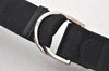Authentic Christian Dior 2Way Shoulder Hand Bag Canvas Leather Black CD 6345K