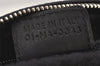 Authentic Christian Dior 2Way Shoulder Hand Bag Canvas Leather Black CD 6345K