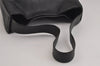 Authentic PRADA Vintage Leather Shoulder Bag Purse Black 6346J