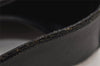 Authentic PRADA Vintage Leather Shoulder Bag Purse Black 6346J