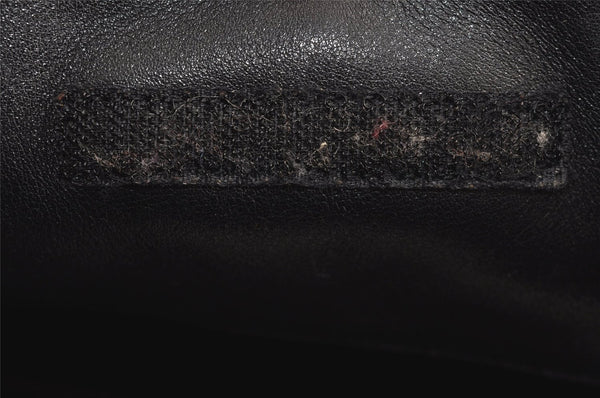 Authentic PRADA Vintage Leather Shoulder Bag Purse Black 6346J