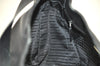 Authentic PRADA Vintage Leather Shoulder Bag Purse Black 6346J