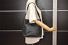 Authentic PRADA Vintage Leather Shoulder Bag Purse Black 6346J