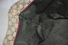Authentic GUCCI Shoulder Hand Tote Bag GG Canvas Leather 131230 Beige 6347I