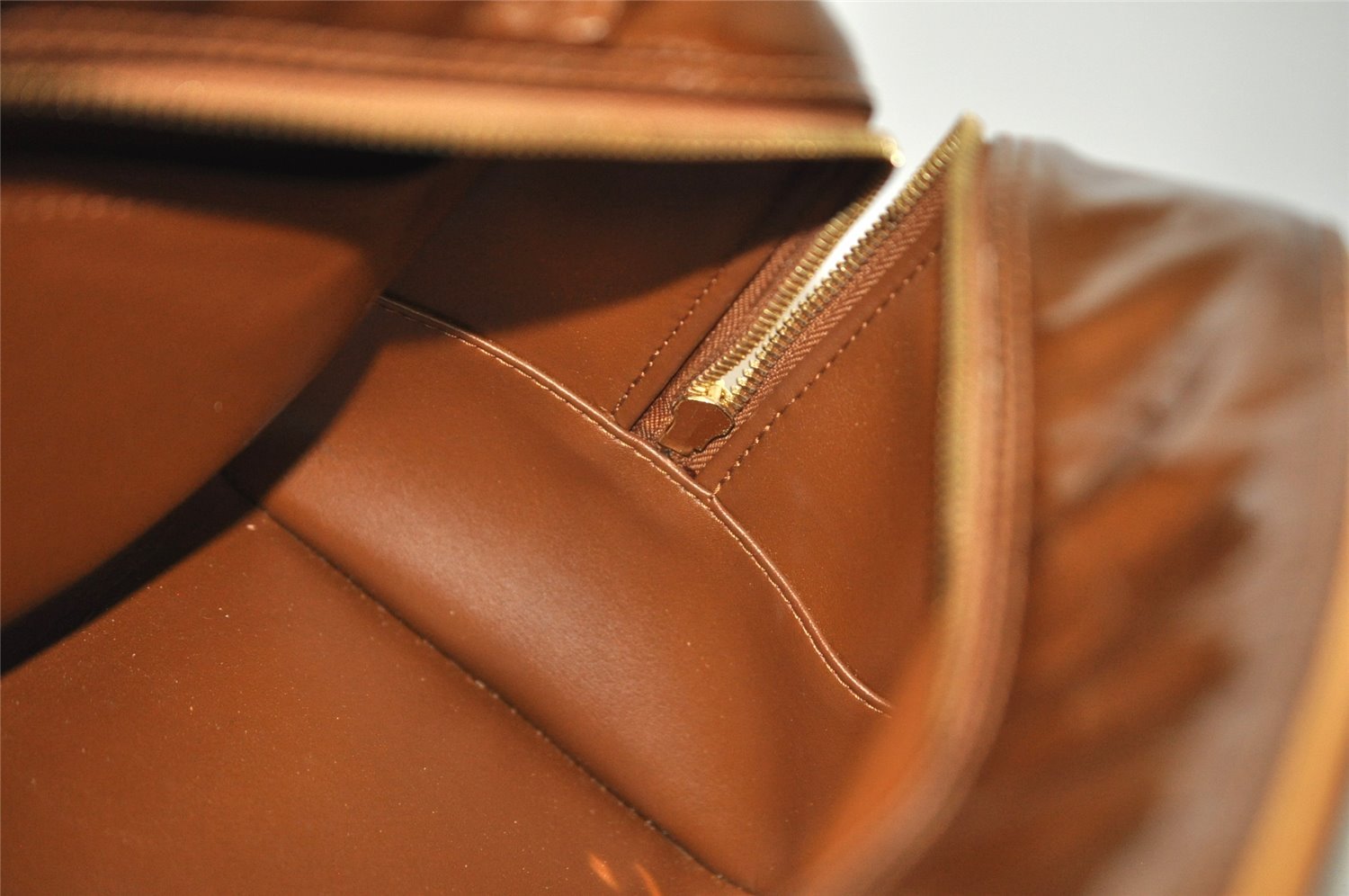 Authentic Louis Vuitton Vernis Tompkins Square Hand Bag Brown M91103 LV 6348I