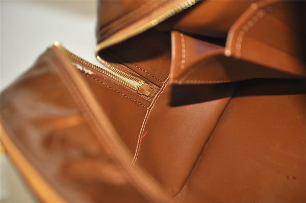 Authentic Louis Vuitton Vernis Tompkins Square Hand Bag Brown M91103 LV 6348I