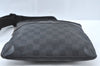 Authentic Louis Vuitton Damier Graphite Tomas Shoulder Cross Bag N58028 LV 6348J