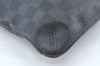 Authentic Louis Vuitton Damier Graphite Tomas Shoulder Cross Bag N58028 LV 6348J