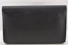 Authentic Louis Vuitton Epi Chaillot Clutch Hand Bag Purse Black M52532 LV 6348K