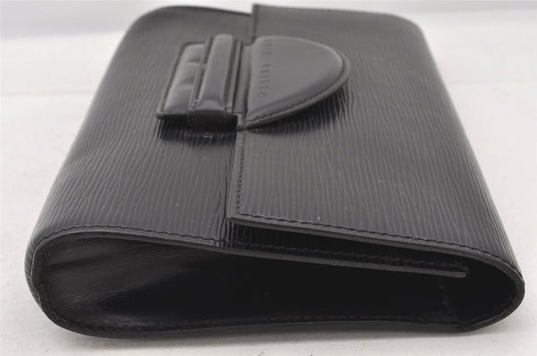 Authentic Louis Vuitton Epi Chaillot Clutch Hand Bag Purse Black M52532 LV 6348K