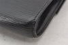 Authentic Louis Vuitton Epi Chaillot Clutch Hand Bag Purse Black M52532 LV 6348K