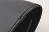 Authentic Louis Vuitton Epi Chaillot Clutch Hand Bag Purse Black M52532 LV 6348K