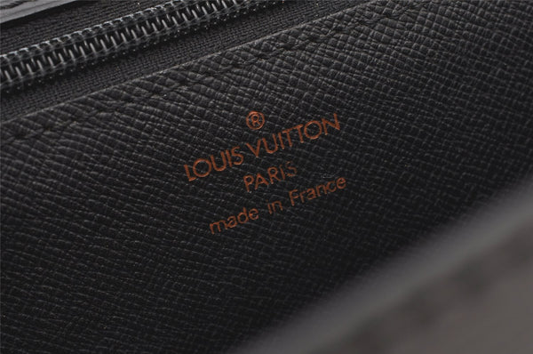 Authentic Louis Vuitton Epi Chaillot Clutch Hand Bag Purse Black M52532 LV 6348K