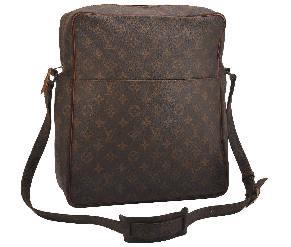 Authentic Louis Vuitton Monogram Marceau Shoulder Cross Body Bag Old Model 6349J
