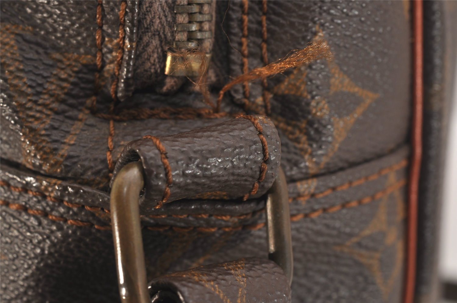 Authentic Louis Vuitton Monogram Marceau Shoulder Cross Body Bag Old Model 6349J