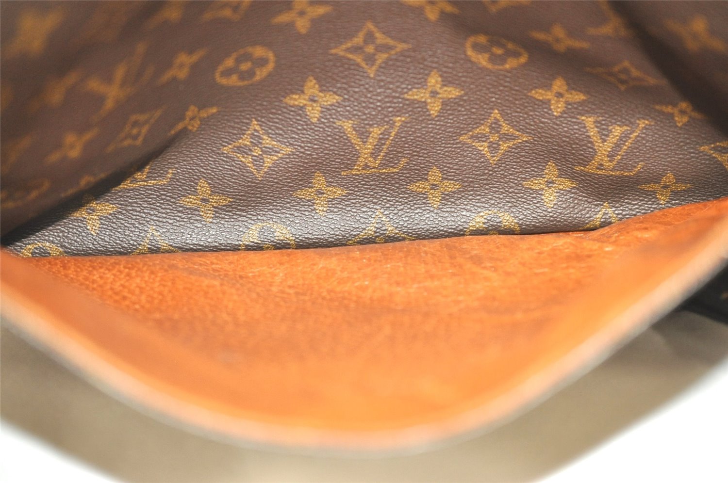 Authentic Louis Vuitton Monogram Marceau Shoulder Cross Body Bag Old Model 6349J