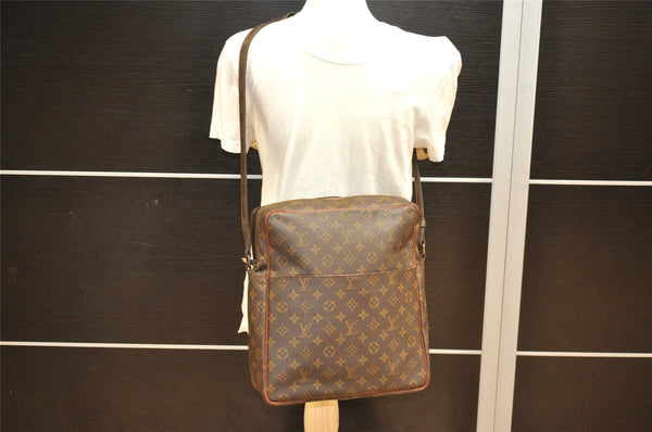 Authentic Louis Vuitton Monogram Marceau Shoulder Cross Body Bag Old Model 6349J