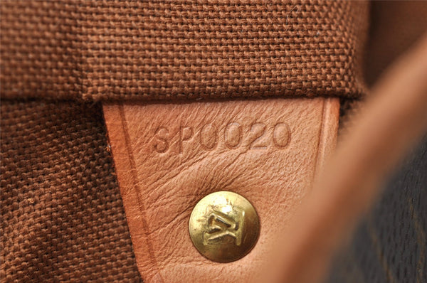 Authentic Louis Vuitton Monogram Montsouris MM Backpack M51136 LV 6350I