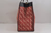 Authentic COACH Vintage 2Way Shoulder Tote Bag PVC Leather J1932 Red 6350J