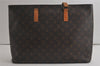 Authentic Louis Vuitton Monogram Luco Shoulder Tote Bag M51155 LV Junk 6352K