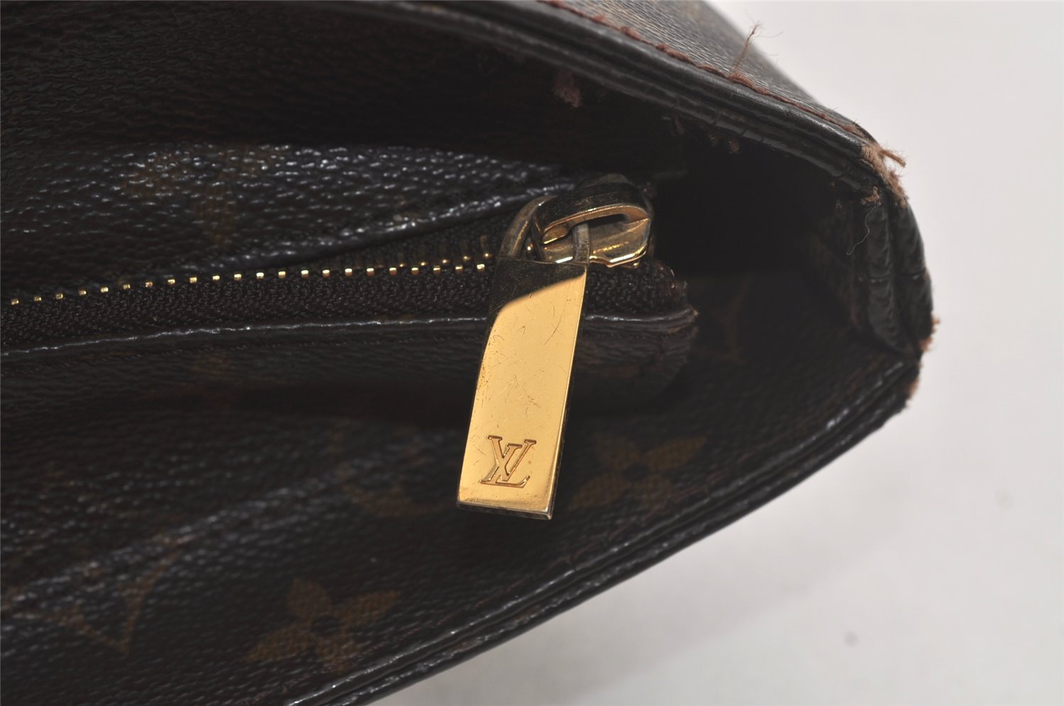 Authentic Louis Vuitton Monogram Luco Shoulder Tote Bag M51155 LV Junk 6352K