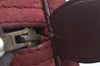 Authentic Christian Dior Trotter Hand Boston Bag Suede Leather Bordeaux 6353J