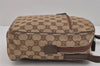 Authentic GUCCI Shoulder Cross Body Bag GG Canvas Leather 031362 Brown 6354J